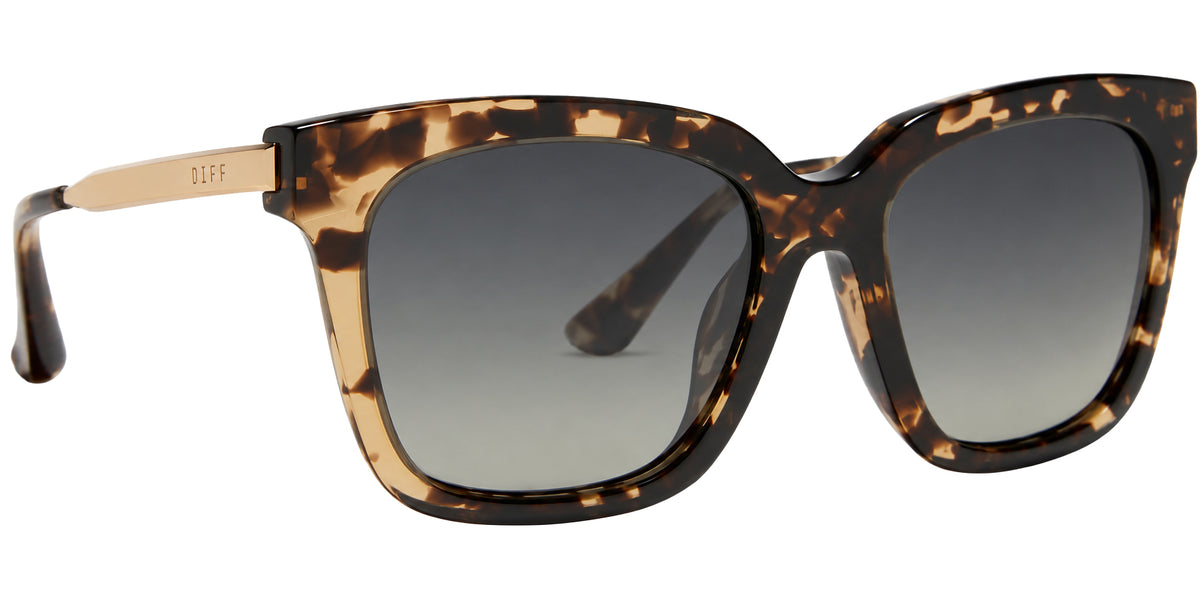 Diff Bella Polarized Soft Square w/ 5 Barrel Steel Hinges