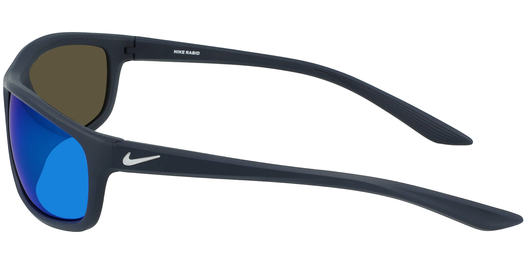 Nike Rabid M Matte Obsidian Sport Wrap w/ Mirror Lens - Eyedictive