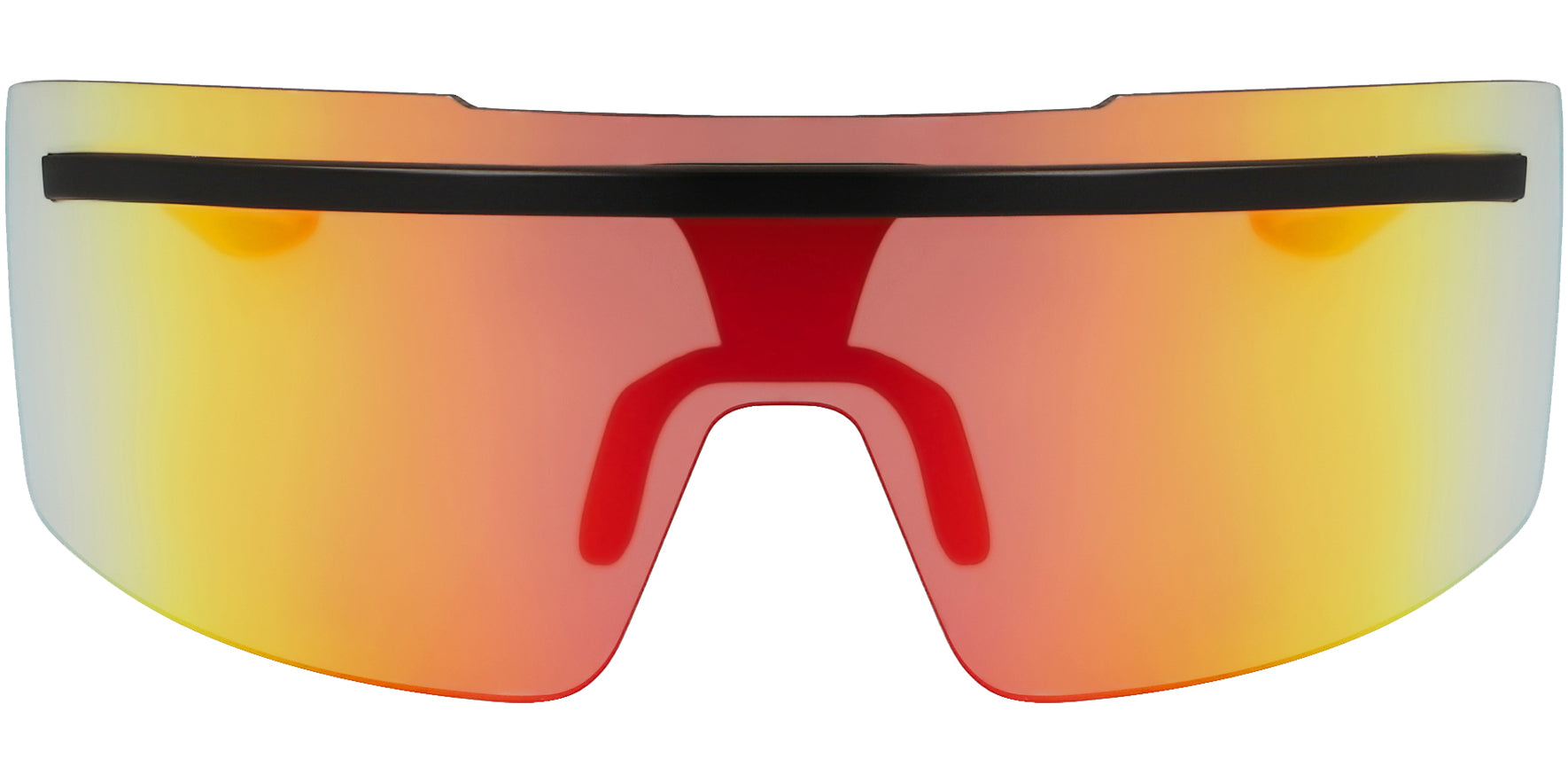 Nike Echo Shield 24 E Rimless Sports Shield w/ Mirror Lens