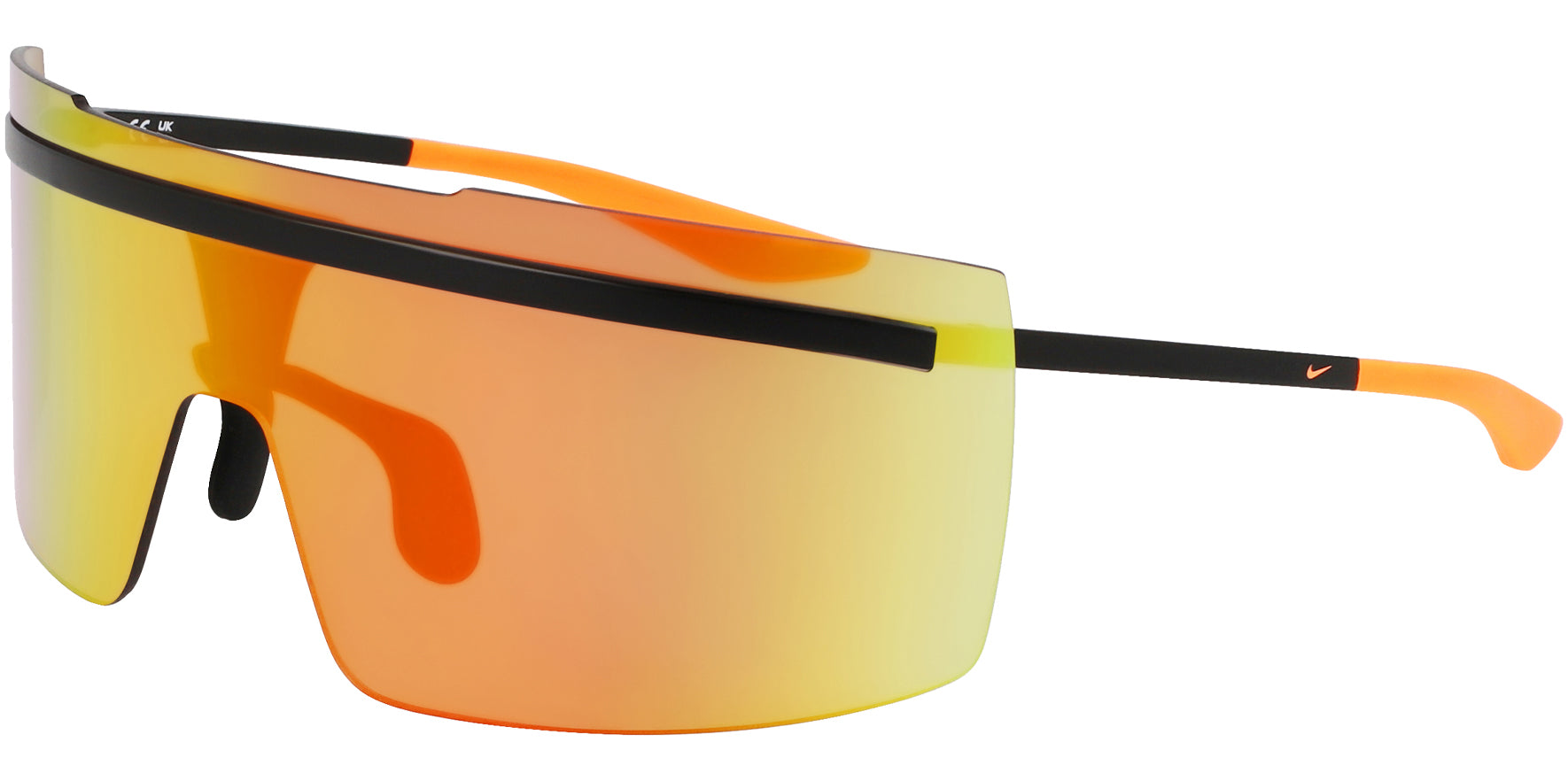 Nike Echo Shield 24 E Rimless Sports Shield w/ Mirror Lens