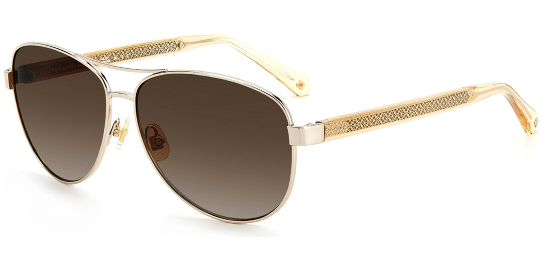 Kate Spade Fara Polarized Aviator w/ Gradient Lens