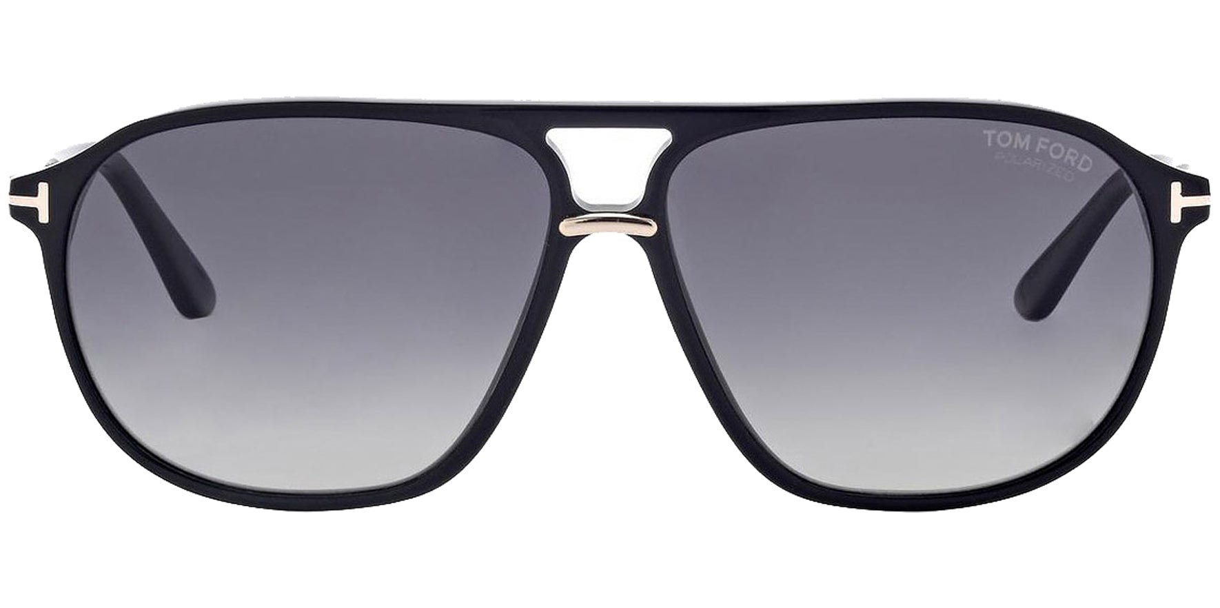 Tom Ford Bruce Polarized Shiny Black Navigator - Eyedictive