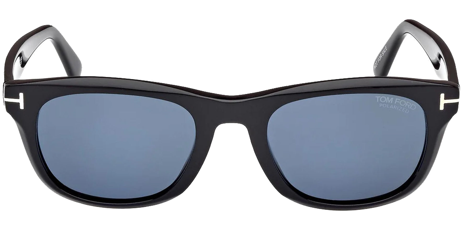 Tom Ford Kendel Polarized Shiny Black Soft Square - Eyedictive