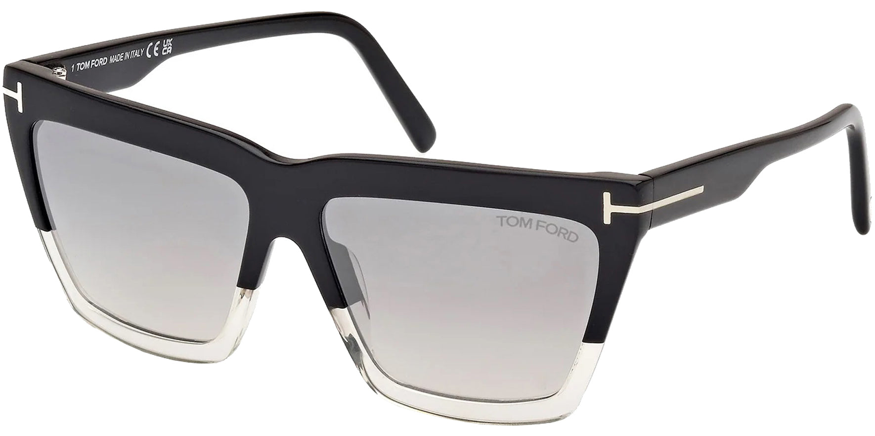 Tom Ford Eden Stylized Square w/ Mirror Gradient Lens