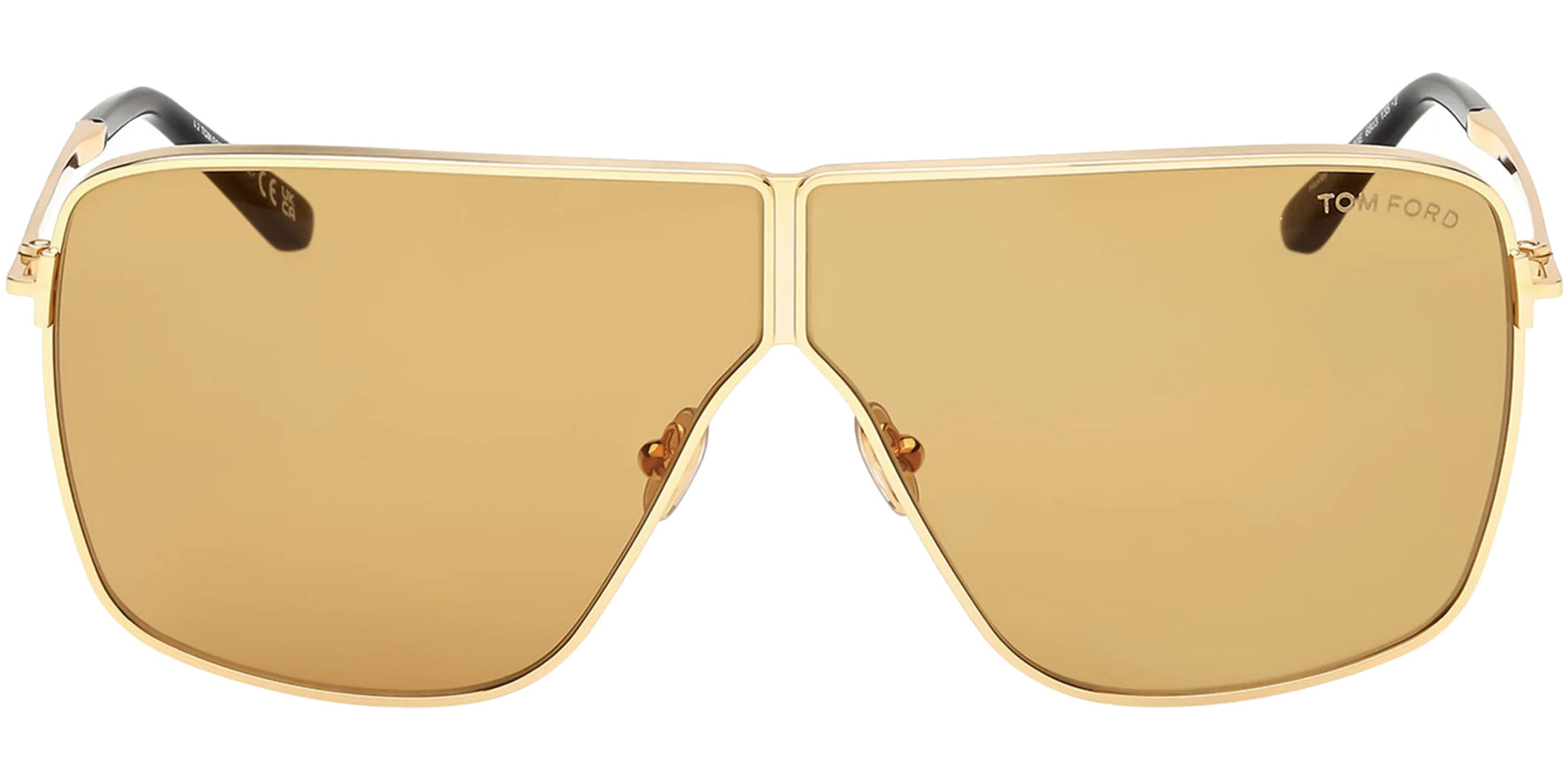 Tom Ford Huxley Oversized Navigator Sunglasses