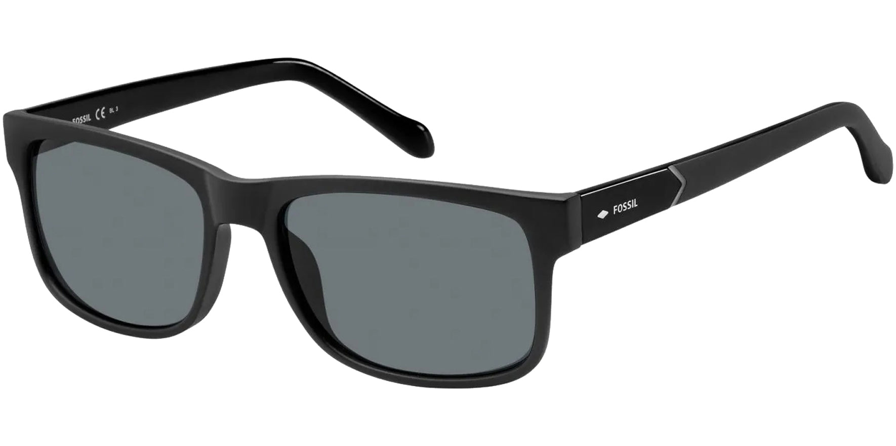 Fossil Matte Black Square