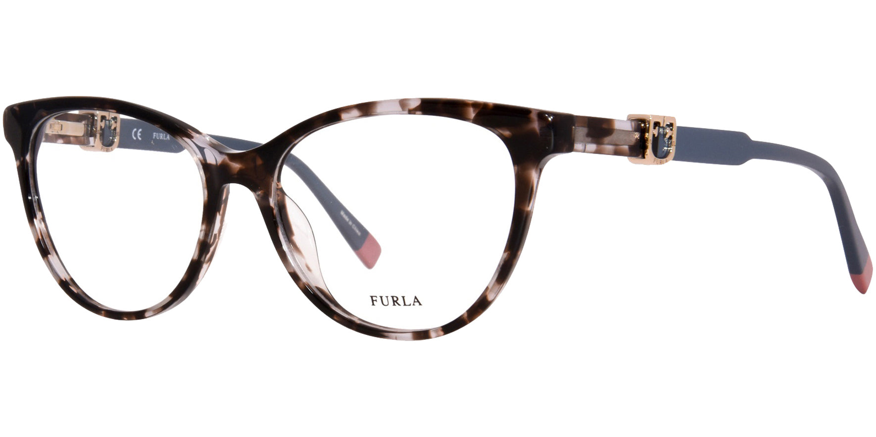 Furla Cat-Eye Eyeglasses w/ Spring Flex Hinges