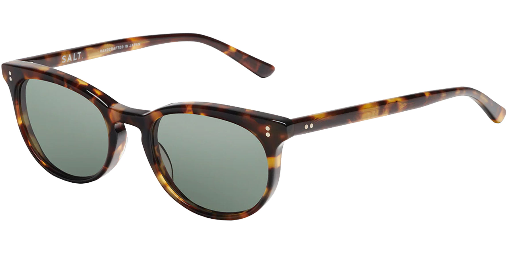 Salt Optics Garland Polarized Oval Sunglasses w/ Key-Hole Nose Bridge