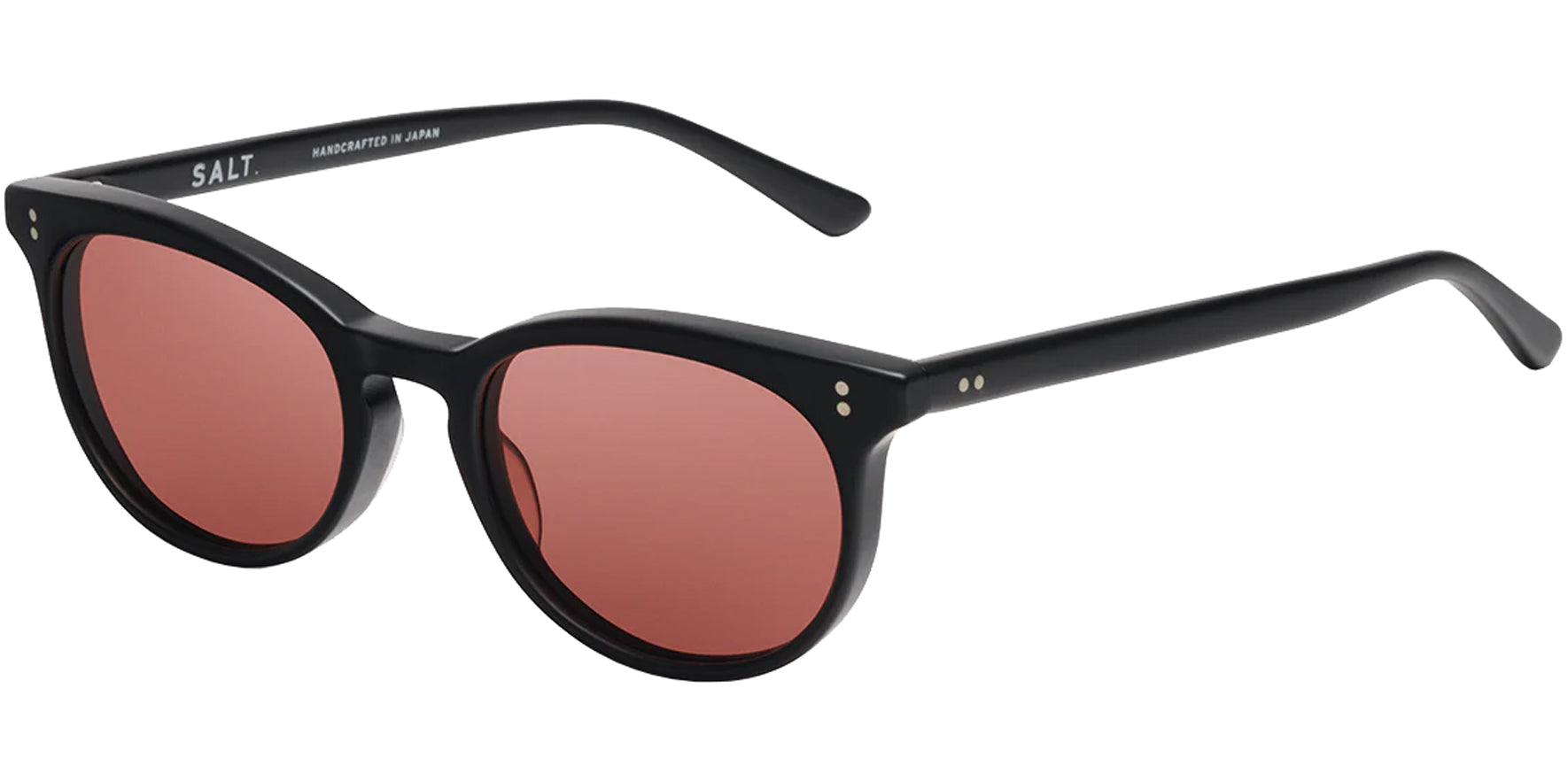 Salt Optics Garland Polarized Oval Sunglasses w/ Key-Hole Nose Bridge