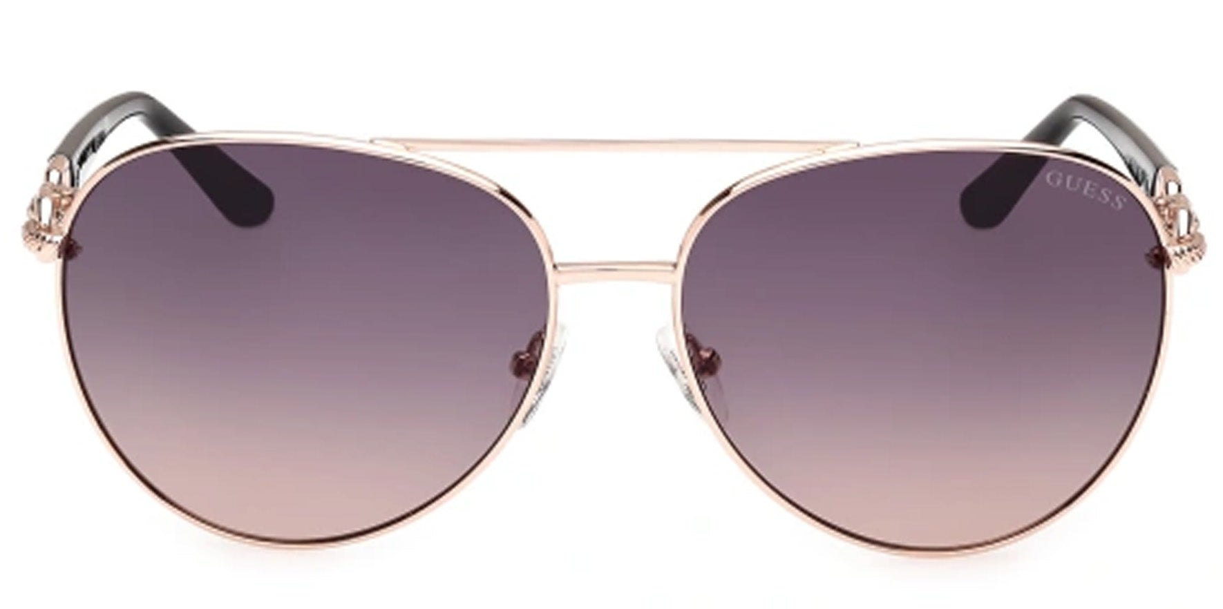 Guess Metal Pilot w/ Chain Link Temple Design