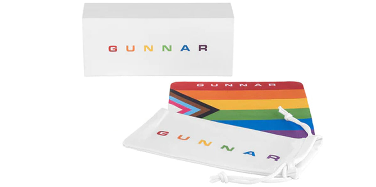 Gunnar Enigma Pride Edition Rectangle Gaming/Computer Glasses - Eyedictive