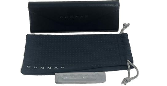 Gunnar Haus Onyx Rectangle Blue Light Blocking Reading Glasses