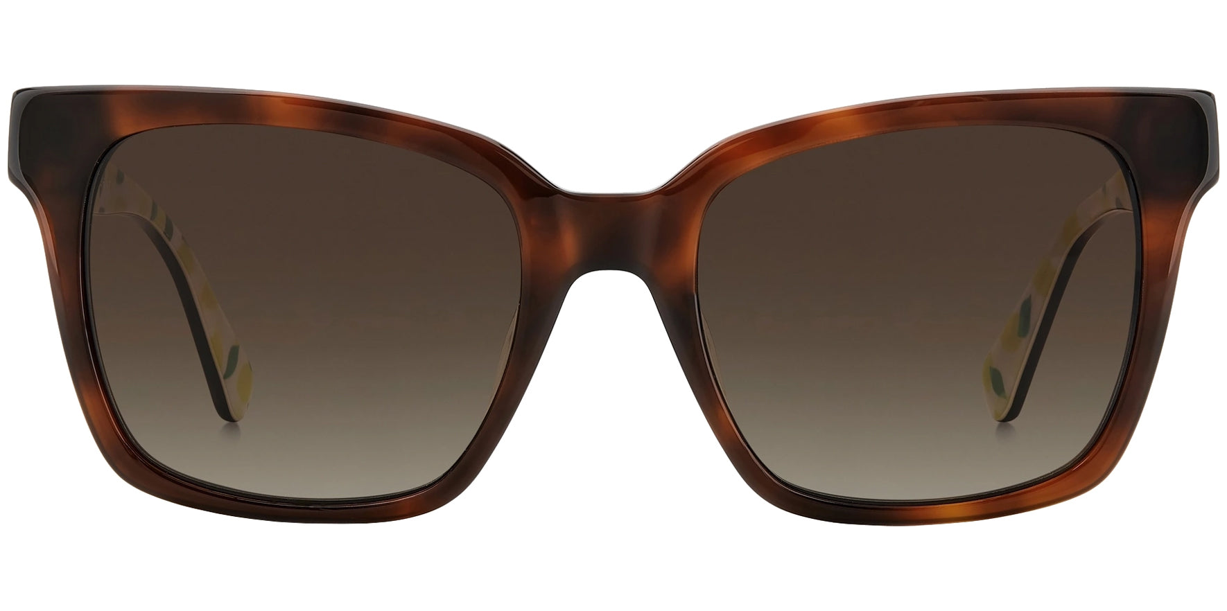 Kate Spade Harlow Havana Squared Cat Eye w/ Gradient Lens - Eyedictive