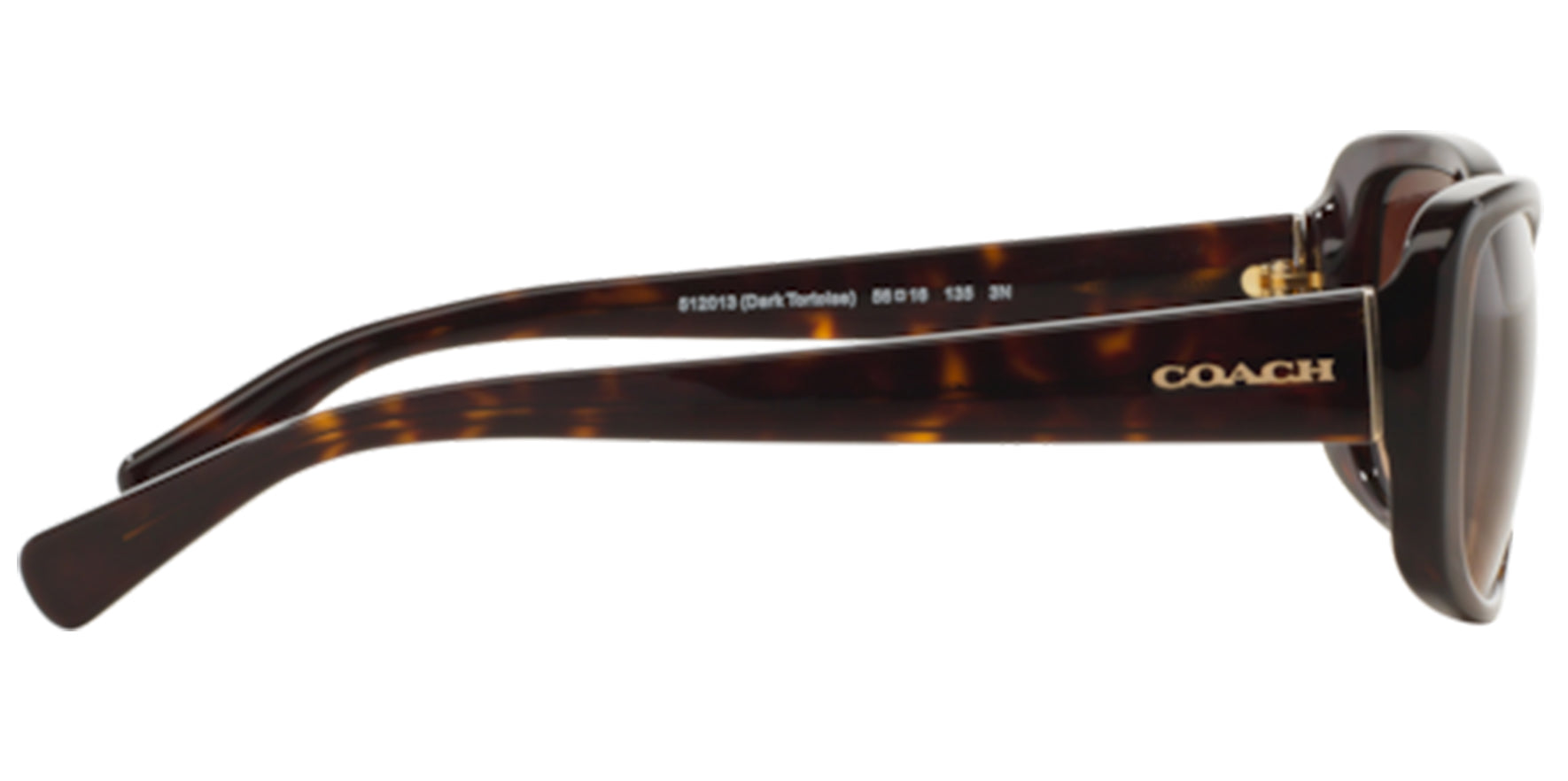 Coach Dark Tortoise Mod Rectangle - Eyedictive