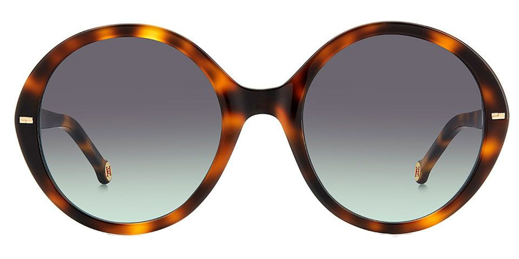 Carolina Herrera Havana Green Round w/ Gradient Lens