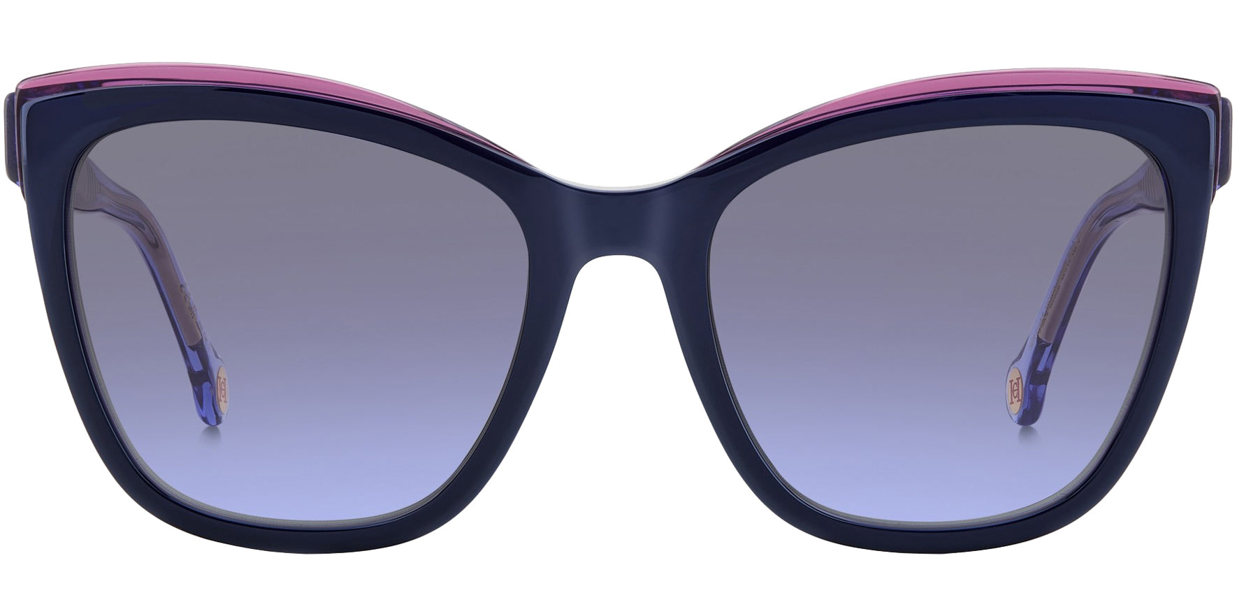 Carolina Herrera Violet Blue Cat Eye w/ Gradient Lens