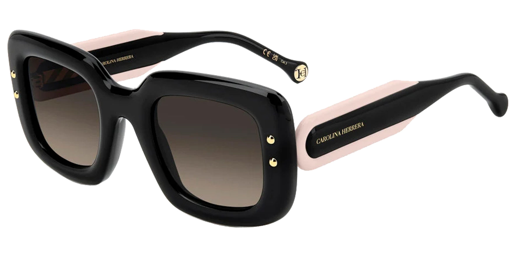 Carolina Herrera Chunky Square w/ Gradient Lens