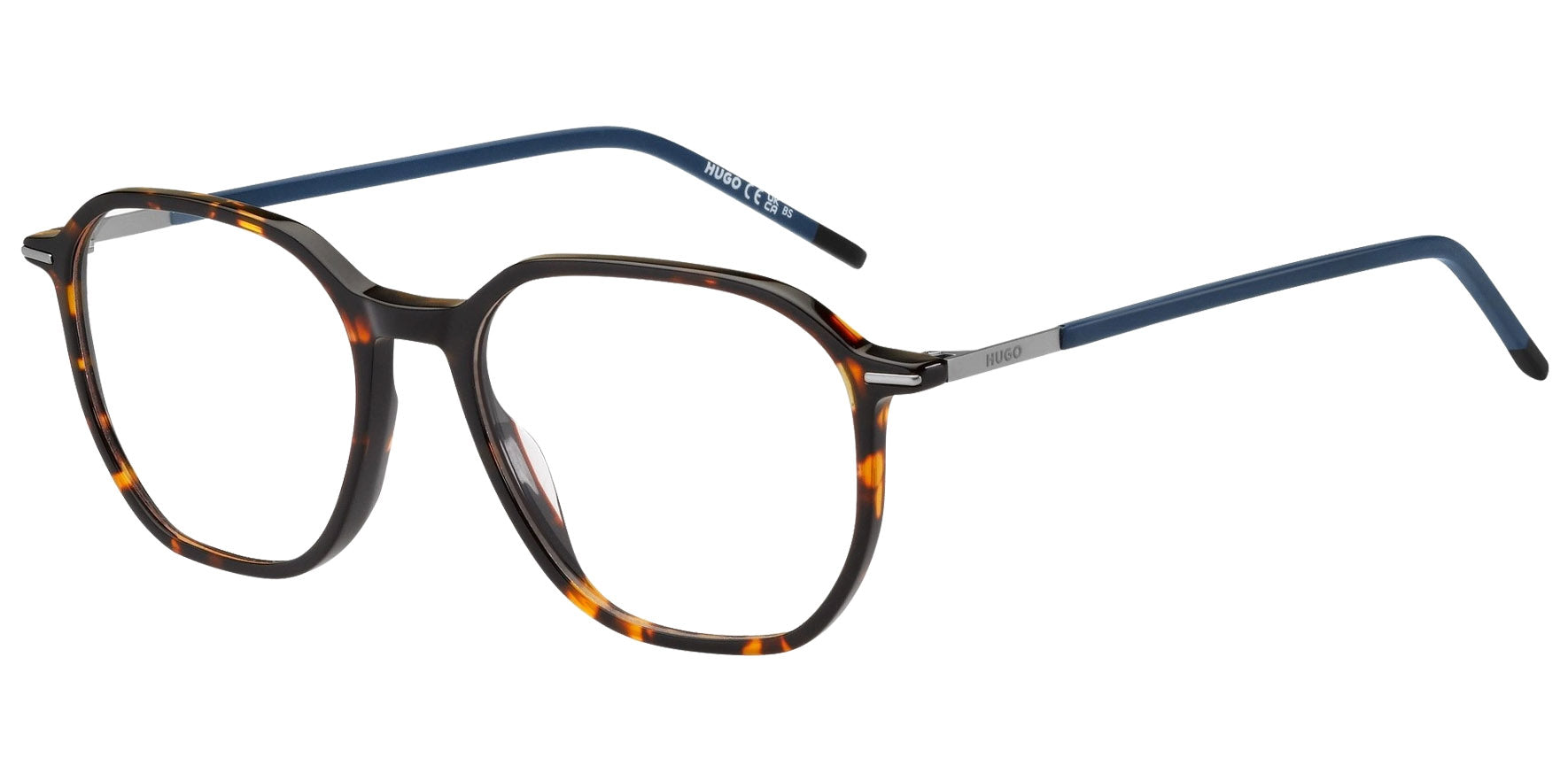 Hugo Boss Geometric Square Eyeglasses