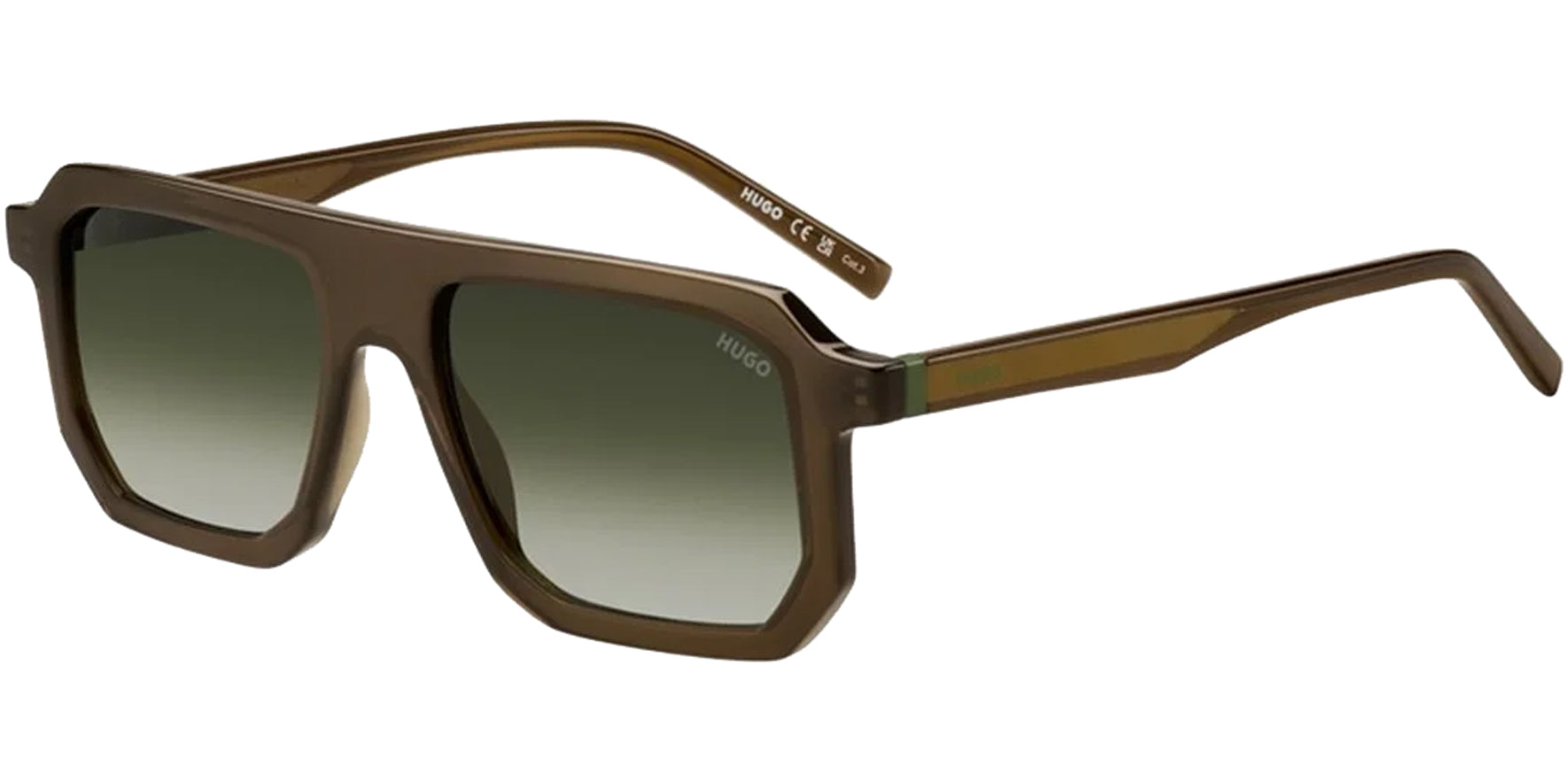 Hugo Boss Crystal Brown Navigator w/ Gradient Lens