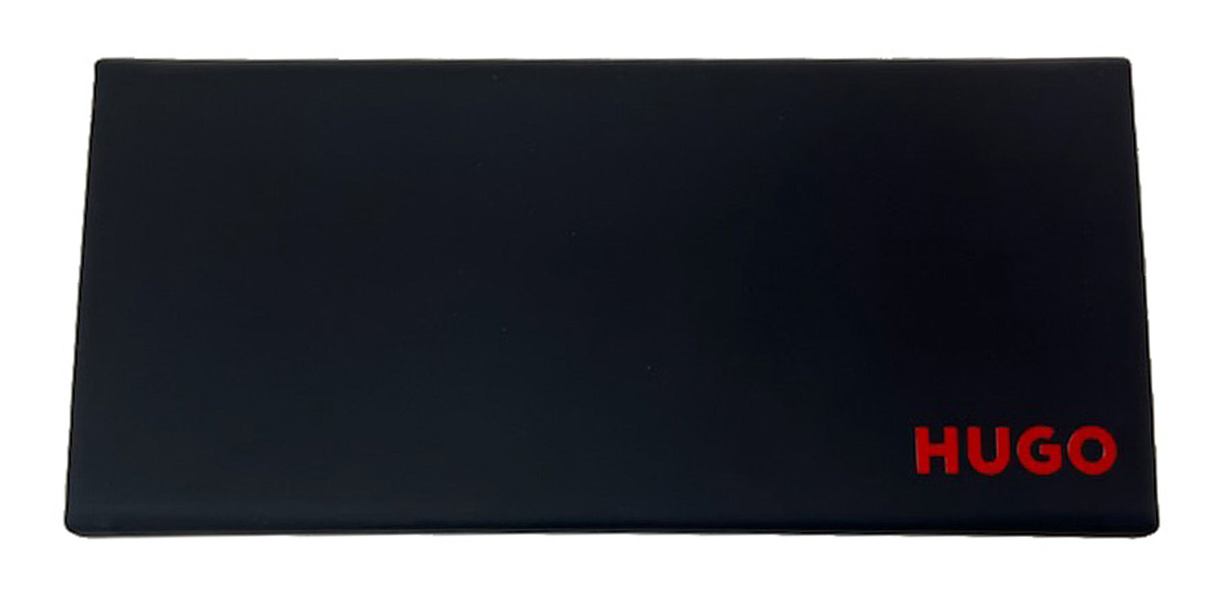 HUGO by Hugo Boss Matte Black On Blue Oversized Rectangle