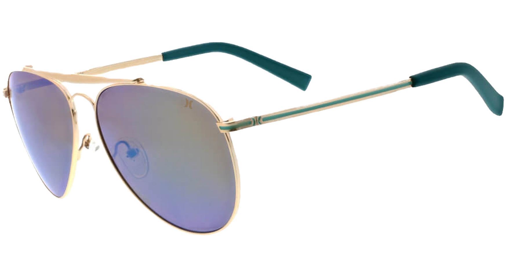 Hurley Polarized Aviator w/ Slim Accented Temples
