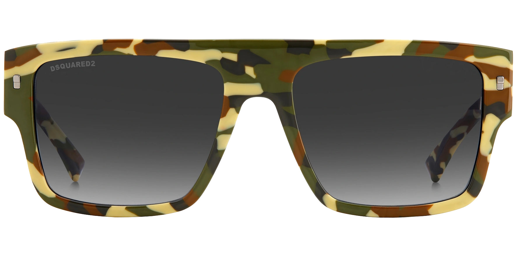 DSquared2 Icon Camo Flat Top Square w/ Gradient Lens - Eyedictive