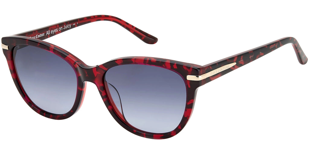 Juicy Couture Red Havana Rounded Cat Eye w/ Gradient Lens  display picture 2