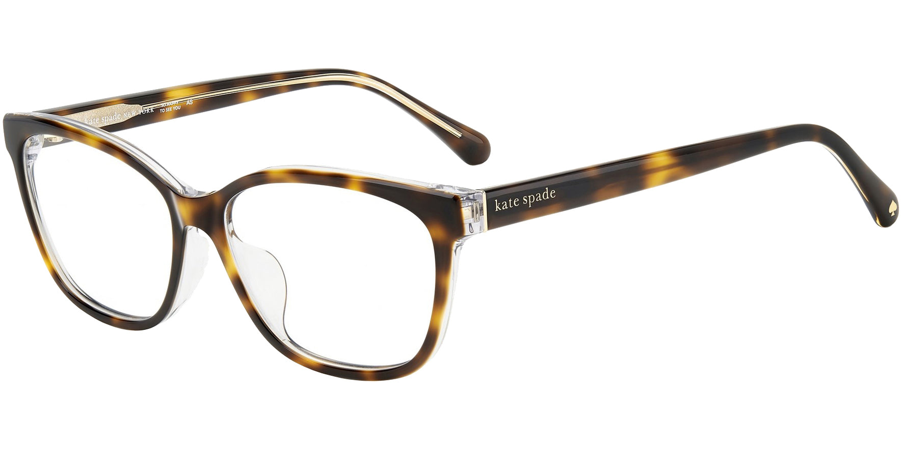 Kate Spade Kattalin Havana Soft Square Eyeglass Frame