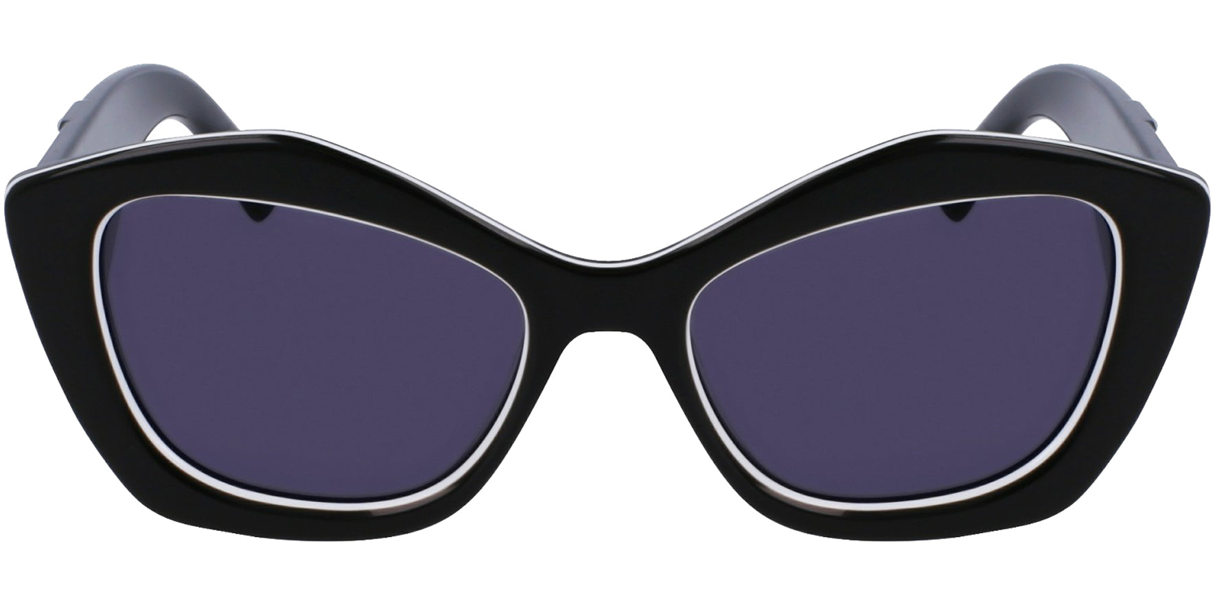 Karl Lagerfeld Women's Geometric Cat-Eye w/ 3D Logo