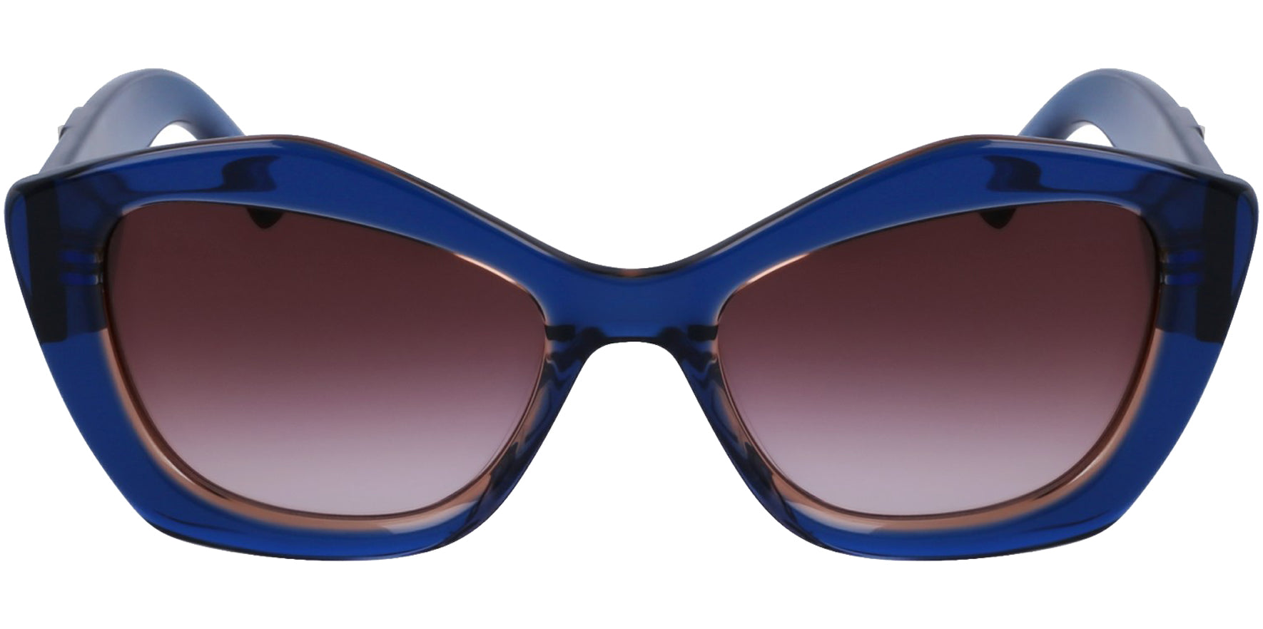 Karl Lagerfeld Women's Geometric Cat-Eye w/ 3D Logo