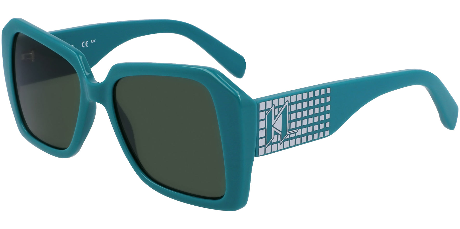 Karl Lagerfeld Oversized Square w/ Maxi Temples