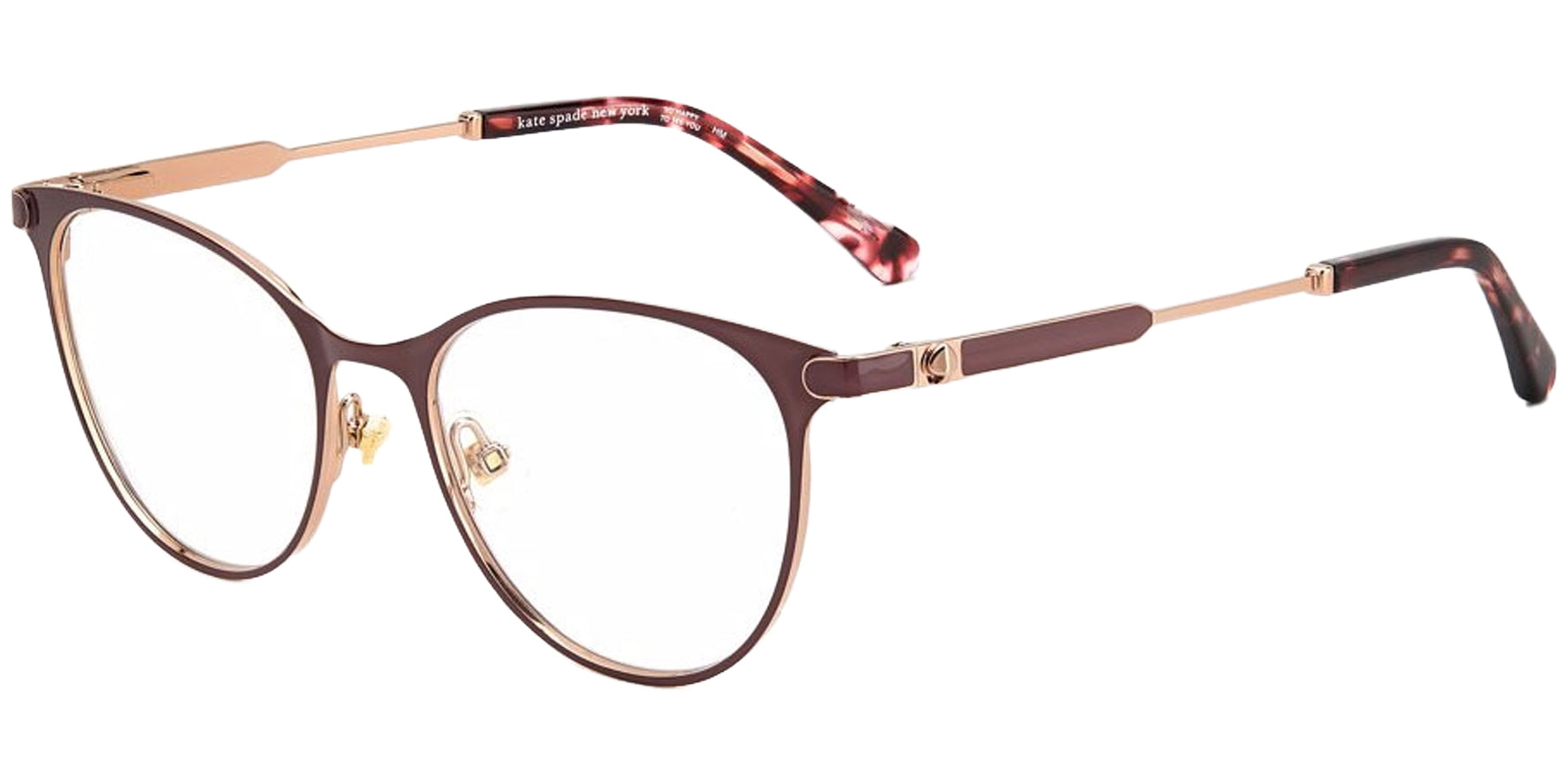 Kate Spade Stainless Steel Lida Oval Eyeglasses