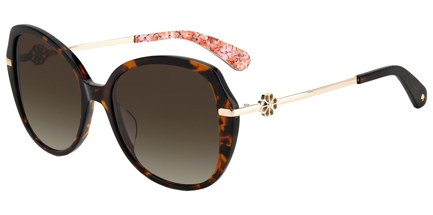 Kate Spade Taliyah Havana Butterfly w/ Gradient Lens