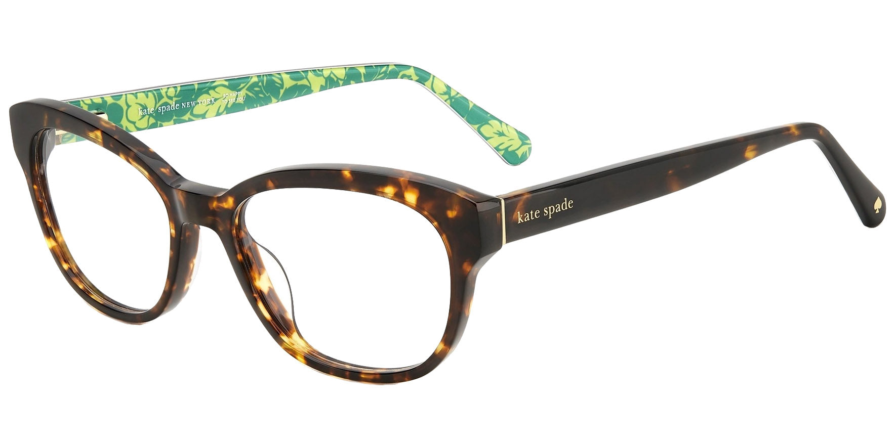 Kate Spade Zelda Soft Square Eyeglasses w/ Flex Hinges