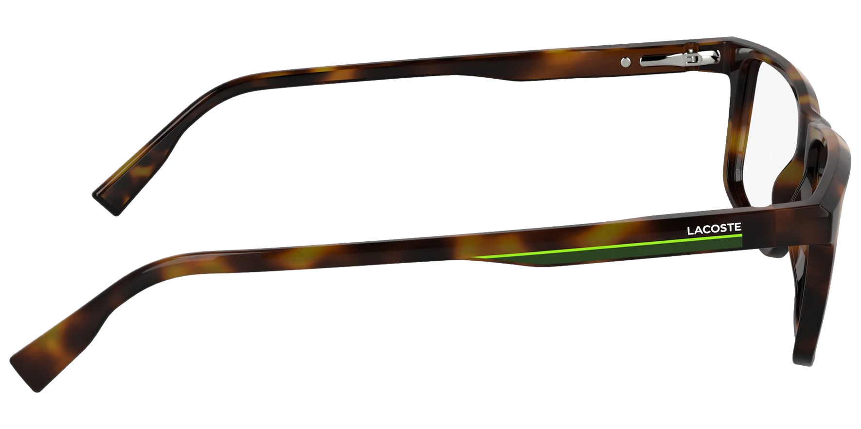 Lacoste Rectangular Eyeglass Frames w/ Spring Flex Hinges
