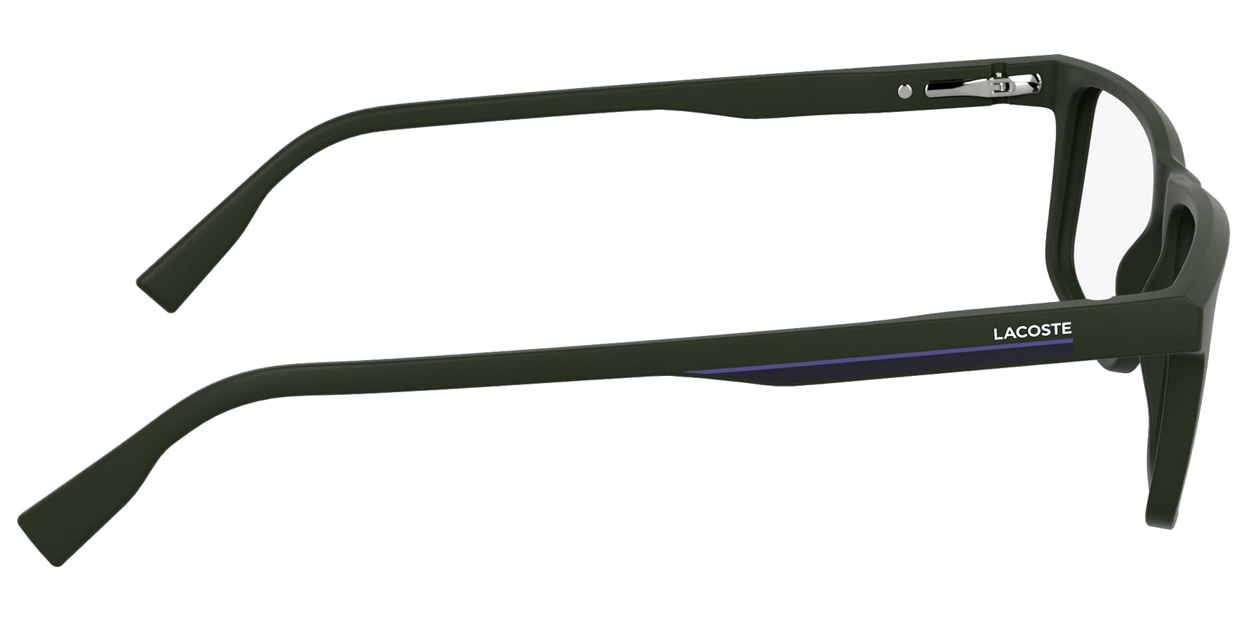 Lacoste Rectangular Eyeglass Frames w/ Spring Flex Hinges