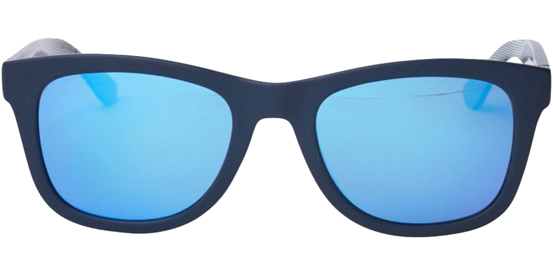 Lacoste Matte Blue Soft Square w/ Mirrored Lens - Eyedictive