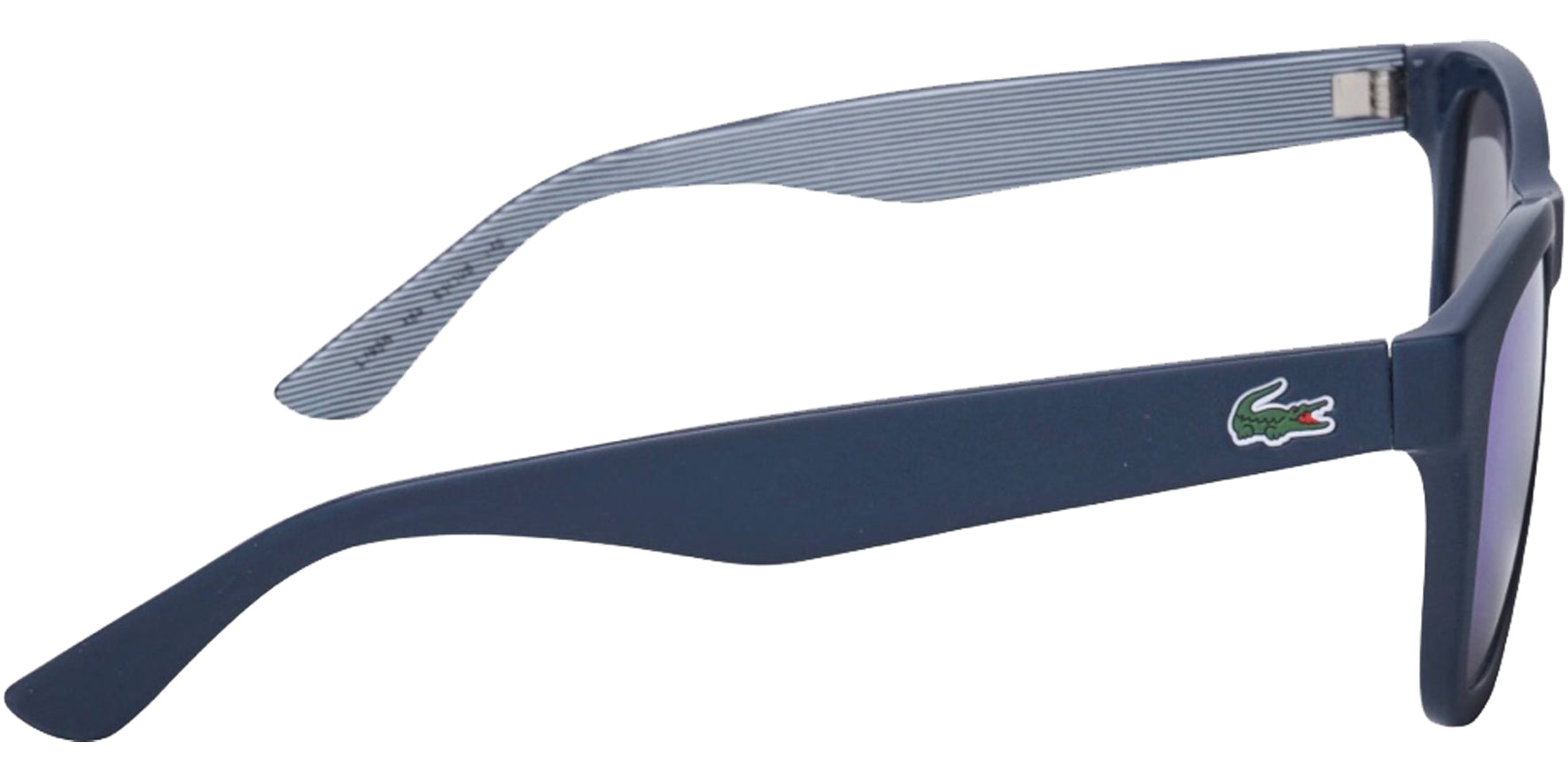 Lacoste Matte Blue Soft Square w/ Mirrored Lens - Eyedictive