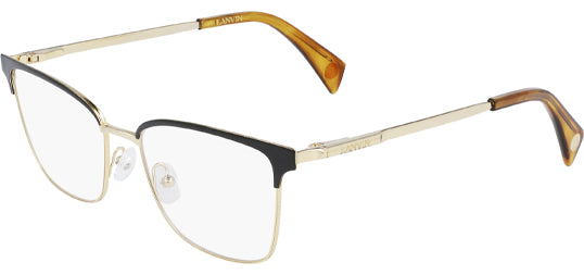 Lanvin Brow-Line Eyeglasses w/ Spring/Flex Hinges