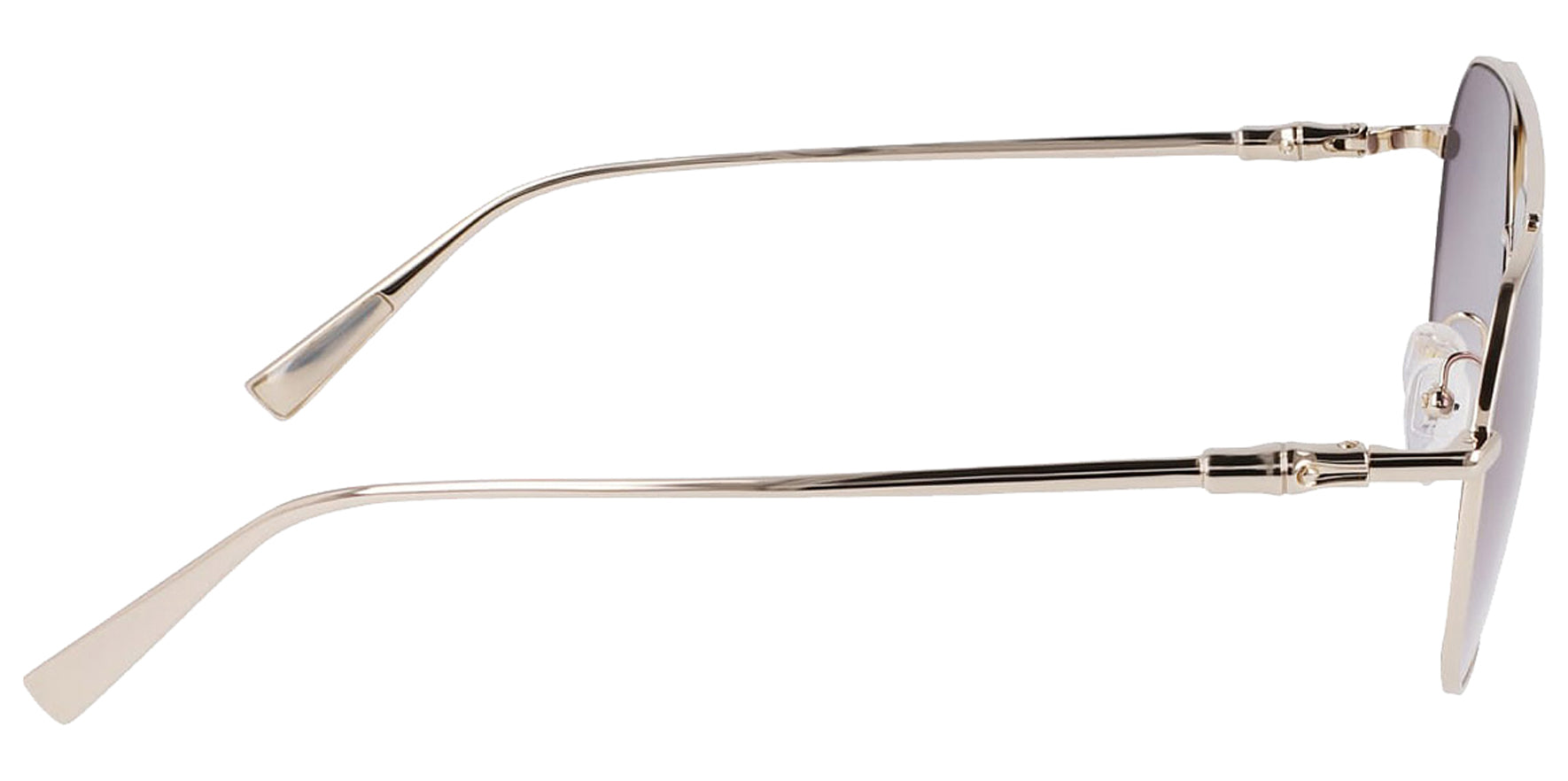 Longchamp Slim Metal Aviator w/ Gradient Lens