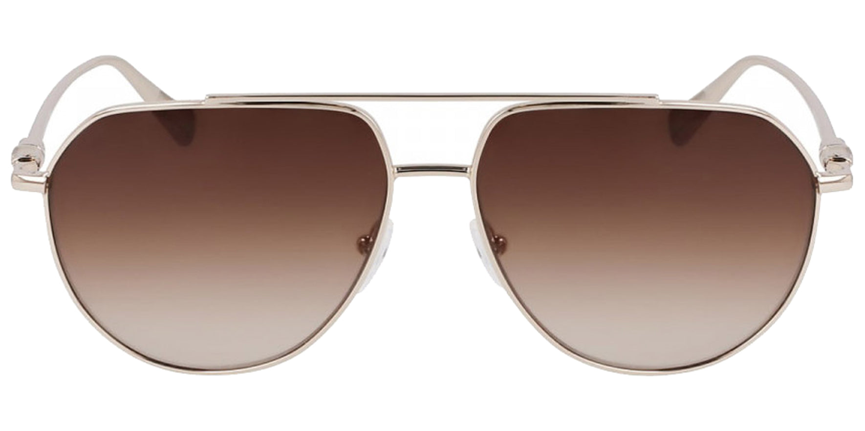 Longchamp Slim Metal Aviator w/ Gradient Lens