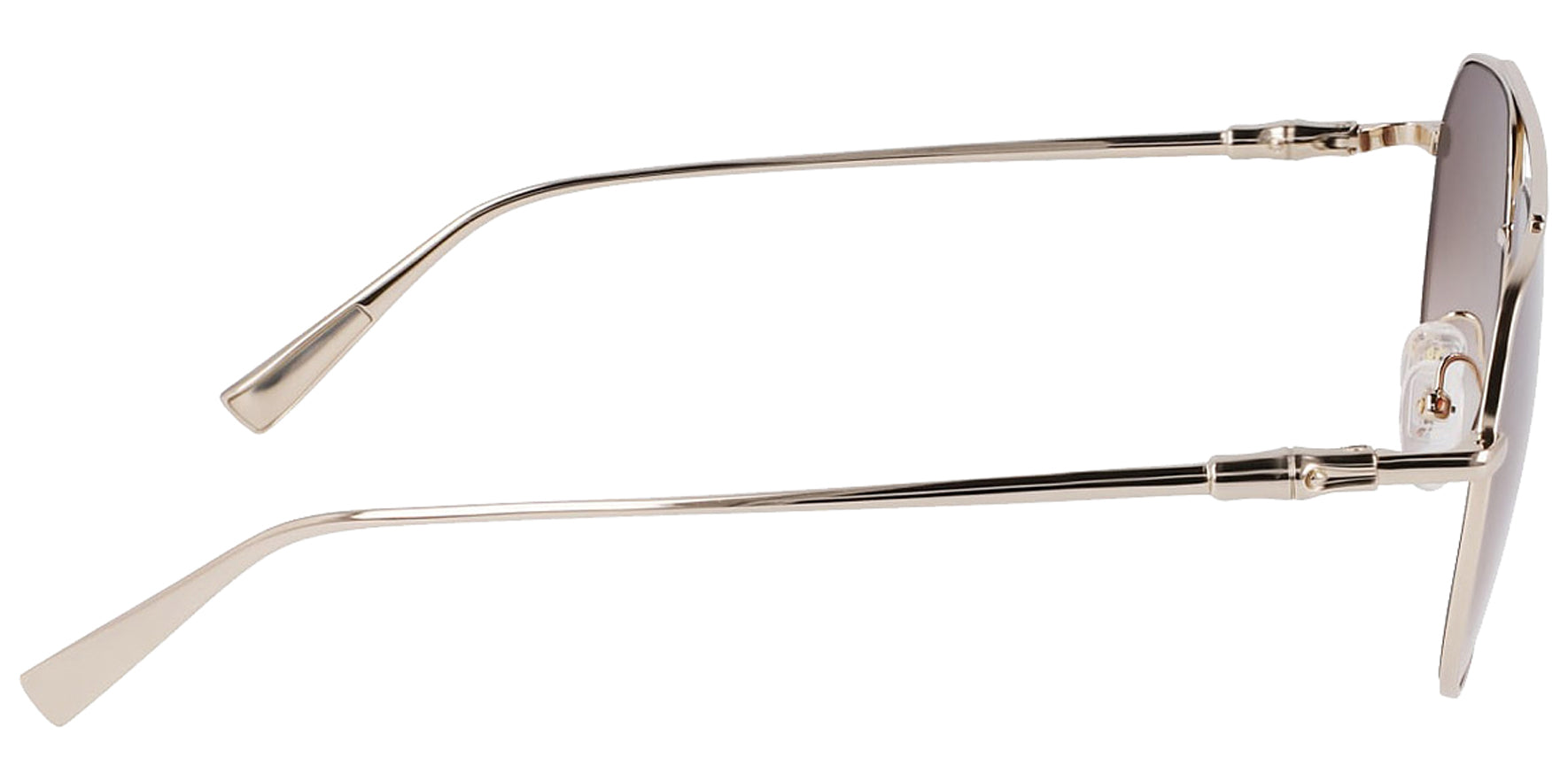 Longchamp Slim Metal Aviator w/ Gradient Lens