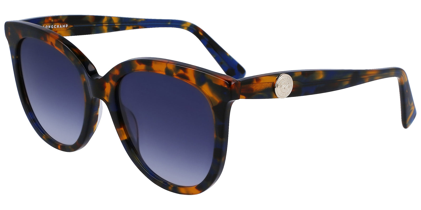 Longchamp Women's Oversize Round Cat Eye w/ Gradient Lens