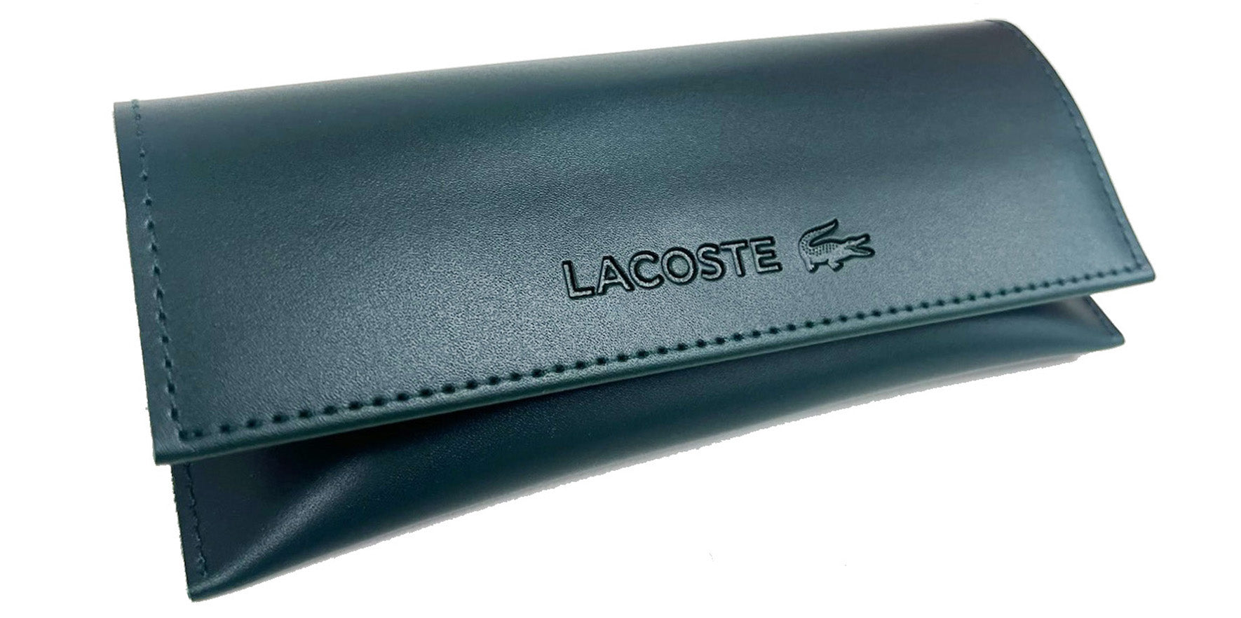 Lacoste Transparent Rectangle Eyeglass Frames w/ Spring Flex Temples