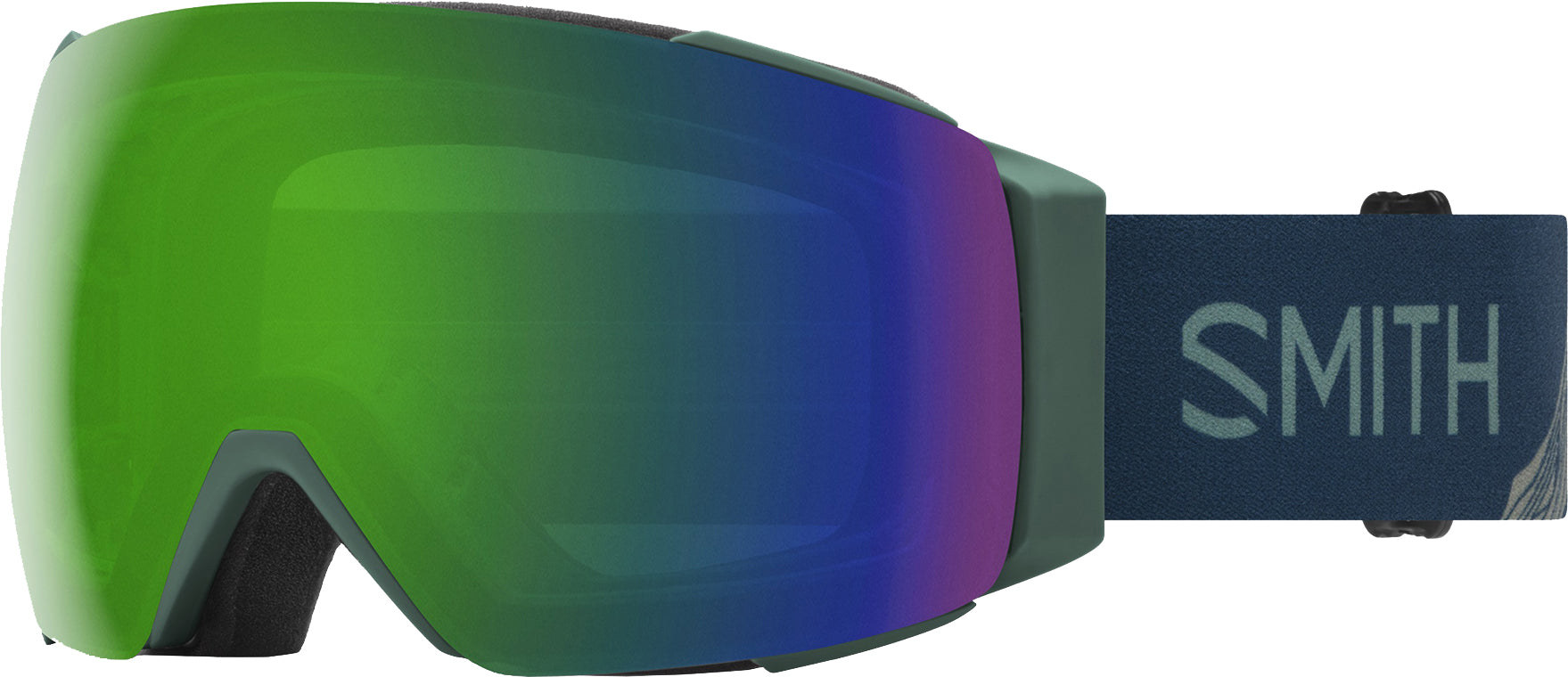 Smith Optics I/O MAG Low Bridge Fit ChromaPop Sport Snow Goggles w/ Bonus Lens - Eyedictive