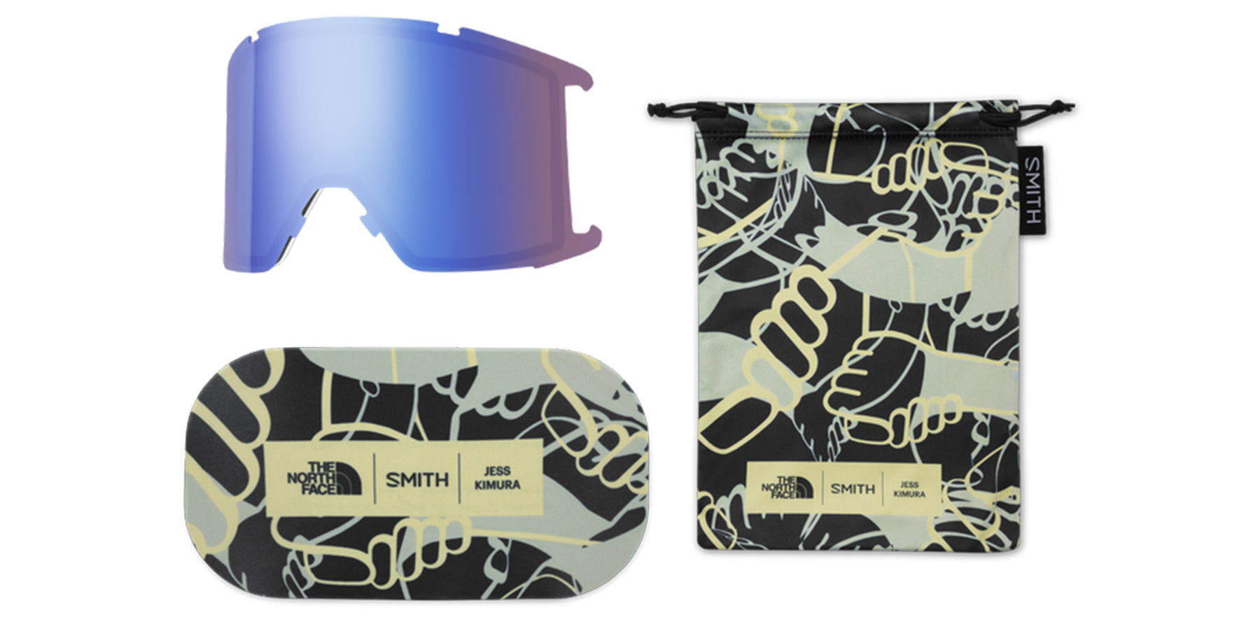 Smith Optics Squad XL x TNF ChromaPop Sport Shield Goggles - Eyedictive