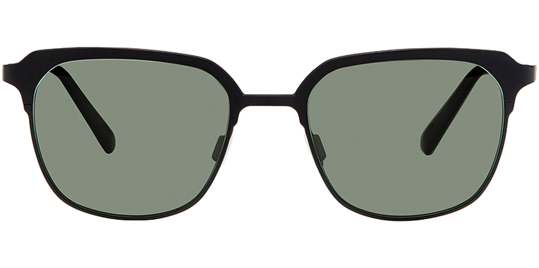 Modo Polarized Square Browline Titanium w/ HCD Lens