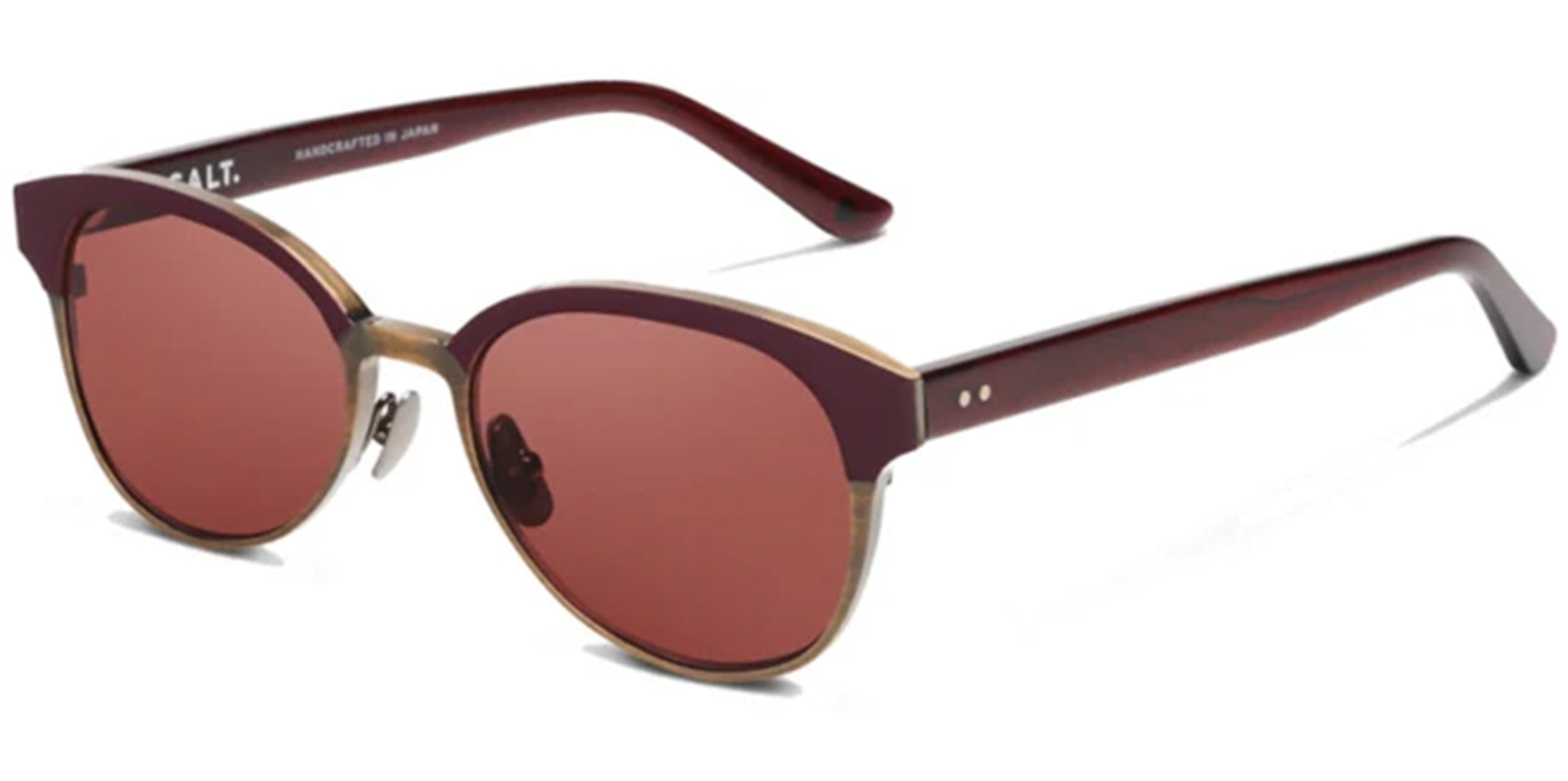 Salt Optics Madison Polarized Browline Titanium Oval