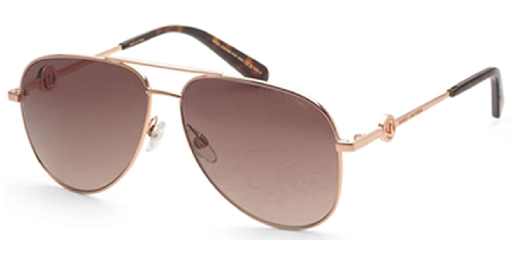 Marc Jacobs Aviator Sunglasses w/ Gradient Lens - Eyedictive