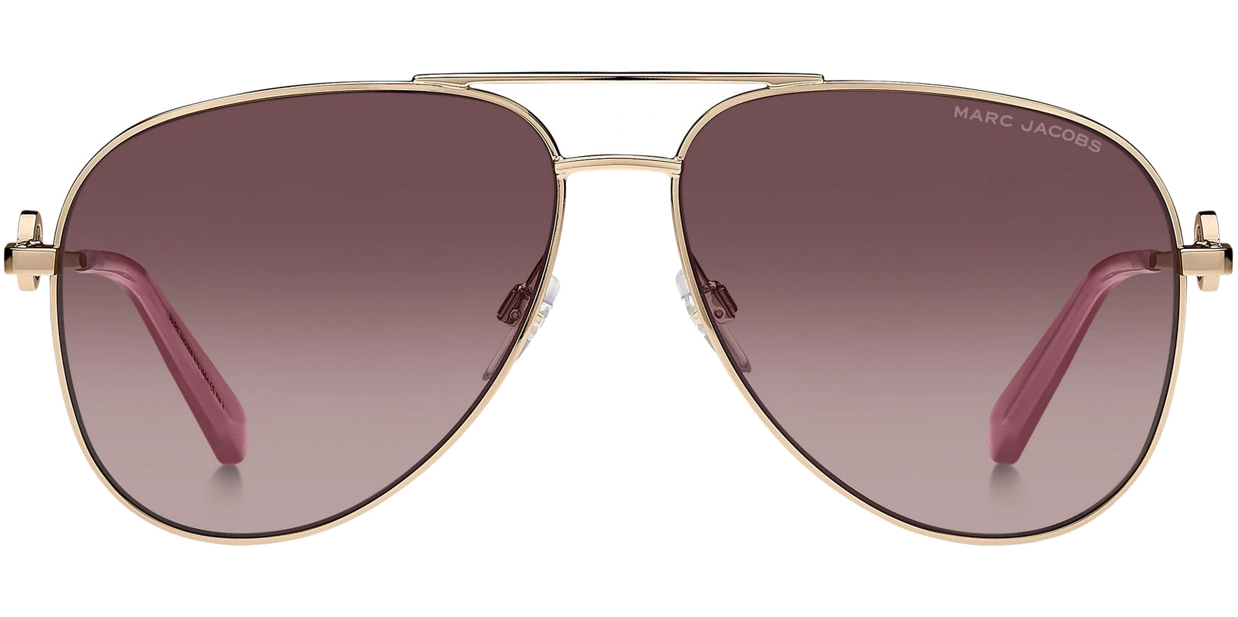 Marc Jacobs Aviator Sunglasses w/ Gradient Lens - Eyedictive